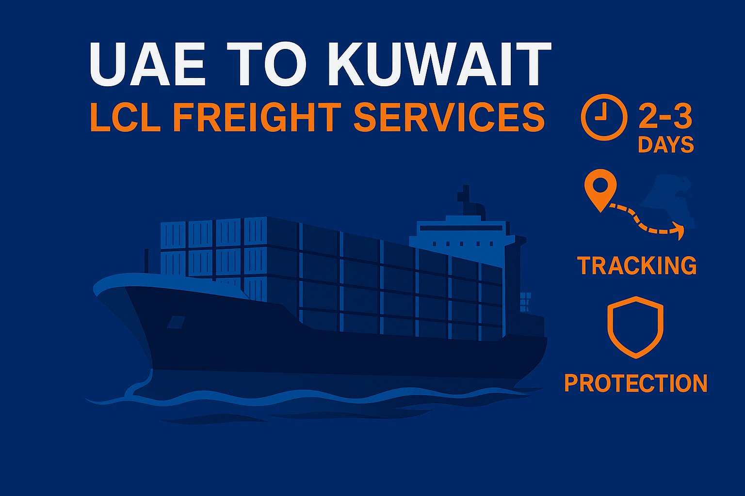 UAE to Kuwait LCL Freight Services – Affordable Sea Freight Consolidation by TTL