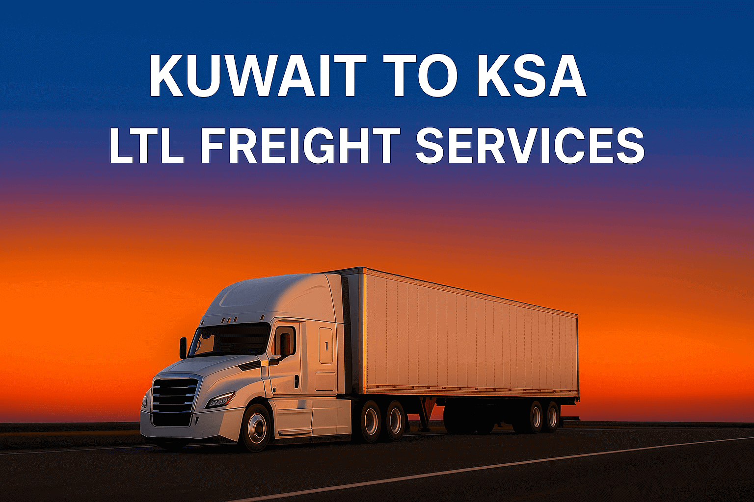 Kuwait to Saudi Arabia LTL Freight Service by TTL Logistics