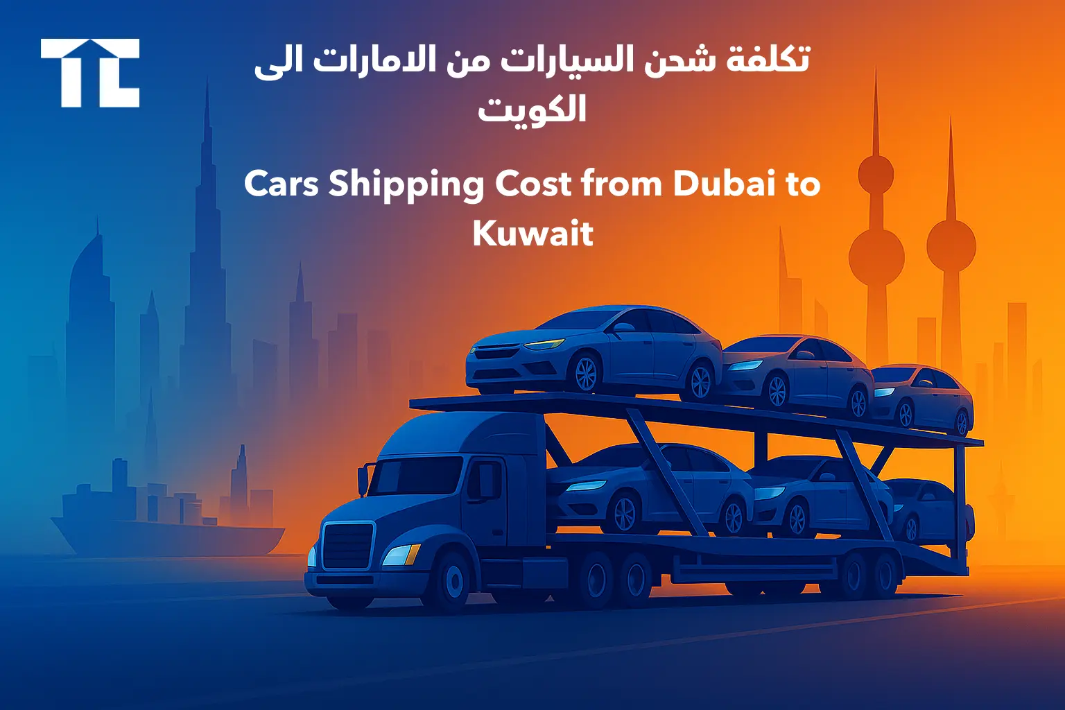 Car Shipping Cost from Dubai to Kuwait – Real Examples & Factors