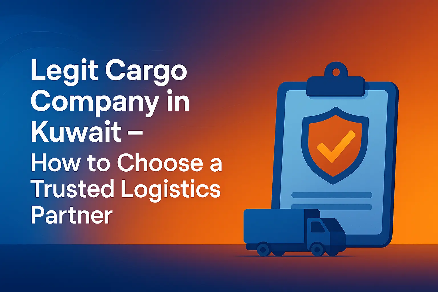 Legit Cargo Company in Kuwait – How to Choose a Trusted Logistics Partner in 2025
